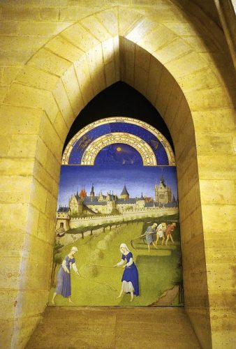 Painting of the Conciergerie during the Middle Ages 