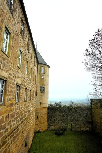 Waldenburg Castle 1 -- see gate at bottom of wall